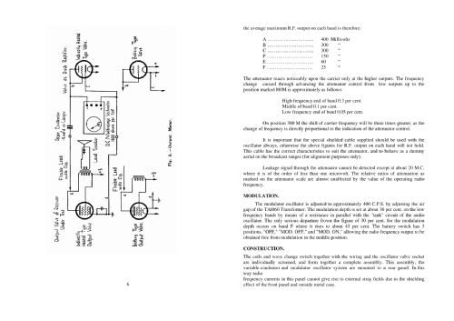 AWA Modulated Oscillator C1070; Amalgamated Wireless (ID = 3113992) Equipment