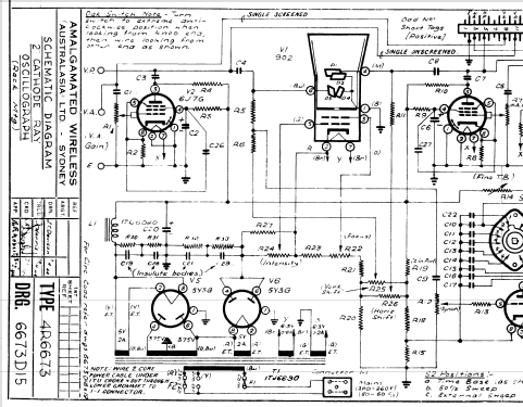 Cathode Ray Oscillograph 4R6673; Amalgamated Wireless (ID = 2252726) Equipment