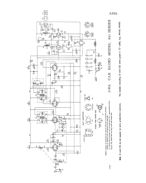 Cruiser 941A; Amalgamated Wireless (ID = 2981506) Car Radio