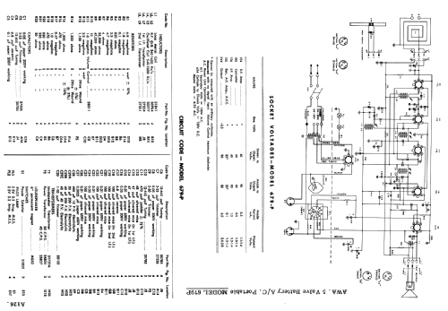 Portable 679-P; Amalgamated Wireless (ID = 1439210) Radio