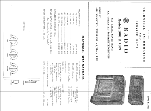 AWA 1001 Ch=C97; Amalgamated Wireless (ID = 2346444) Radio