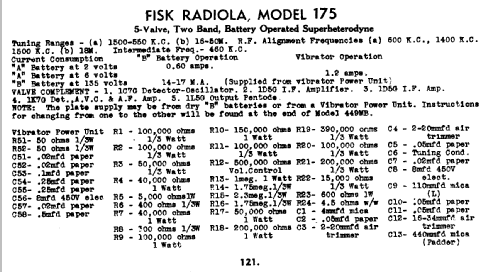 Radiola 175B; Amalgamated Wireless (ID = 765567) Radio