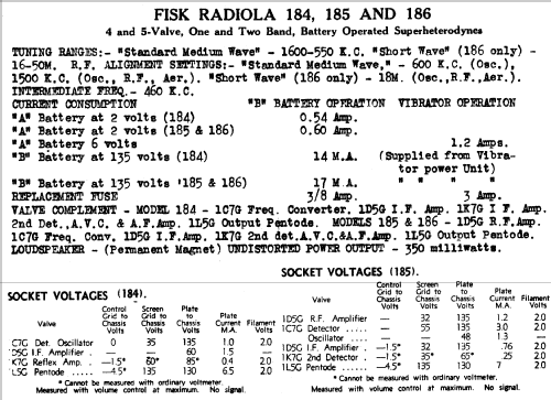 Radiola 184V; Amalgamated Wireless (ID = 717828) Radio