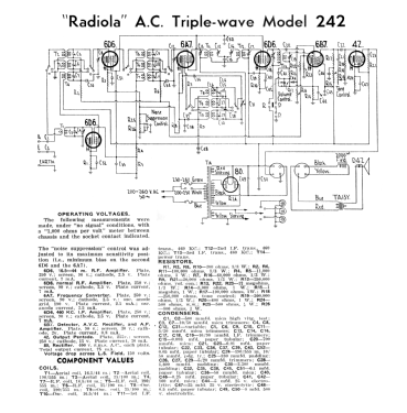 Radiola 242; Amalgamated Wireless (ID = 3035268) Radio