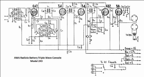 Radiola 243; Amalgamated Wireless (ID = 2074026) Radio