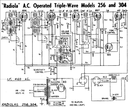 Radiola 256; Amalgamated Wireless (ID = 1943228) Radio