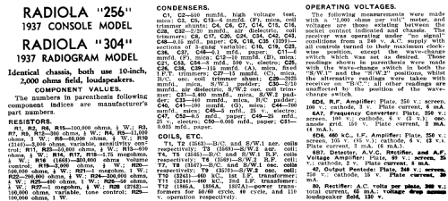 Radiola 256; Amalgamated Wireless (ID = 1943229) Radio