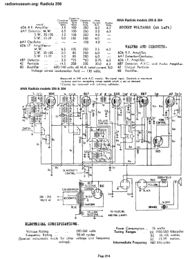 Radiola 256; Amalgamated Wireless (ID = 2962590) Radio