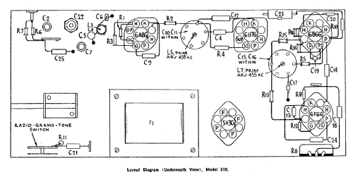 Radiola 310; Amalgamated Wireless (ID = 2060841) Radio