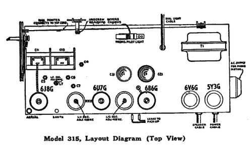 Radiola 315; Amalgamated Wireless (ID = 2848297) Radio