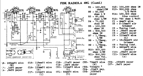 Radiola 49G ; Amalgamated Wireless (ID = 718280) Radio