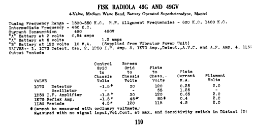 Radiola 49G ; Amalgamated Wireless (ID = 718281) Radio