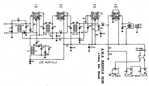 Radiola 521M; Amalgamated Wireless (ID = 2397468) Radio