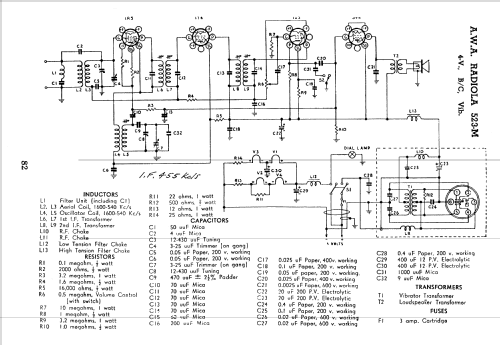 Radiola 523M; Amalgamated Wireless (ID = 1026321) Radio