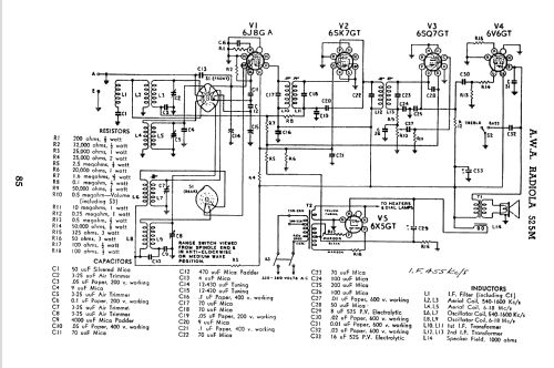 Radiola 525M; Amalgamated Wireless (ID = 1026318) Radio