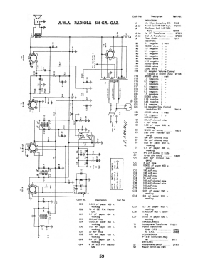 Radiola 535GAZ; Amalgamated Wireless (ID = 3031367) Radio