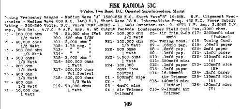 Radiola 53G; Amalgamated Wireless (ID = 765548) Radio