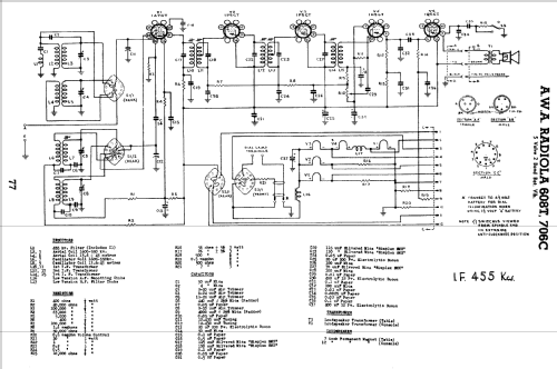 Radiola 608T; Amalgamated Wireless (ID = 789928) Radio