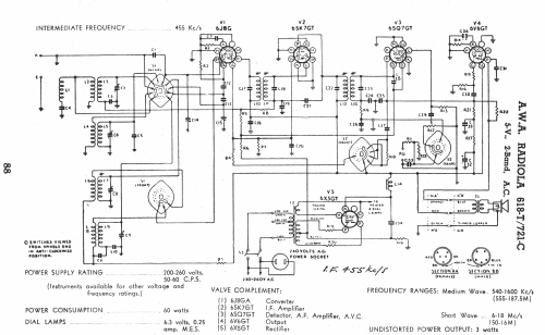 Radiola 618T; Amalgamated Wireless (ID = 2543384) Radio