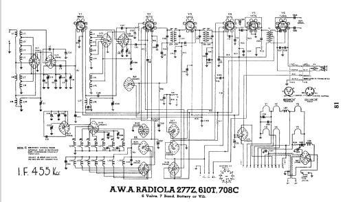 Radiola 708C; Amalgamated Wireless (ID = 790497) Radio