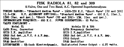 Radiola 81W; Amalgamated Wireless (ID = 718835) Radio