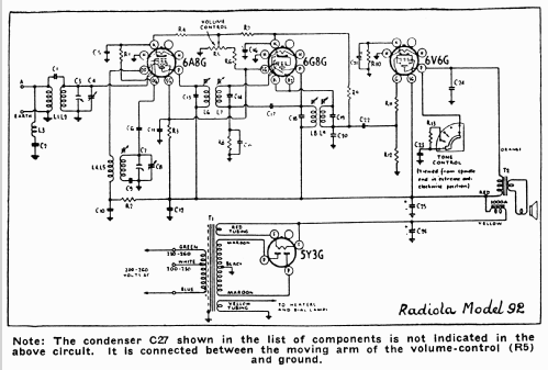 Radiola 92; Amalgamated Wireless (ID = 747616) Radio