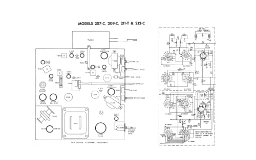 Radiola Deep Image 212C; Amalgamated Wireless (ID = 3019404) Television