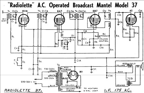 Radiolette 37; Amalgamated Wireless (ID = 1943195) Radio