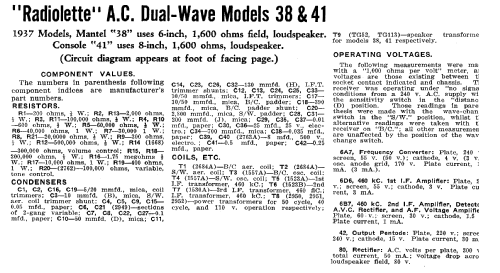 Radiolette 38A; Amalgamated Wireless (ID = 1943198) Radio