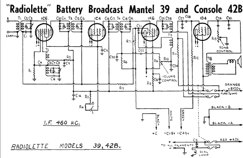 Radiolette 39B Ch= 39; Amalgamated Wireless (ID = 1943203) Radio