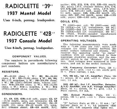 Radiolette 39B Ch= 39; Amalgamated Wireless (ID = 1943204) Radio