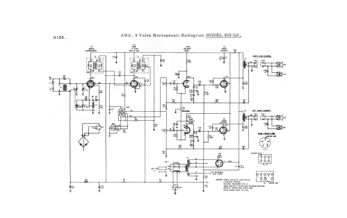 Stereophonic Radiolagram 699GA; Amalgamated Wireless (ID = 2998607) Radio