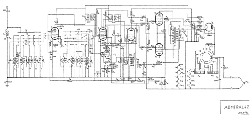 Admiral 47; American Apparate (ID = 2089094) Radio