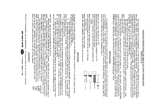 Nuvistor Cascode Preamplifier PCL-P; American Electronics (ID = 1847446) RF-Ampl.