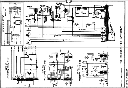 Amertran 25-A Amp./ Power Supply; American Transformer (ID = 690557) Ampl/Mixer