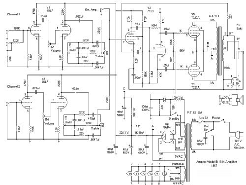 B-18N; Ampeg Portaflex; (ID = 253115) Verst/Mix