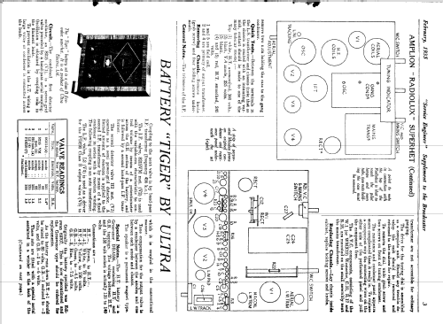 Radiolux Table Model ; Amplion, Alfred (ID = 1147172) Radio