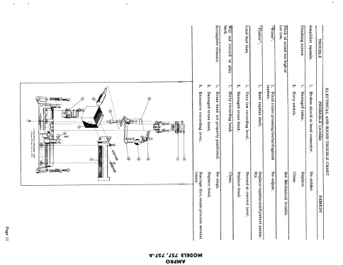 Tape Recorder 757; Ampro Corp.; Chicago (ID = 434763) R-Player