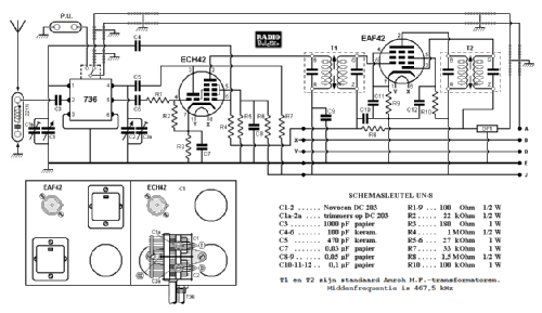 3-Banden Superhet UN-8; Amroh NV Radio (ID = 1316155) Amateur-R