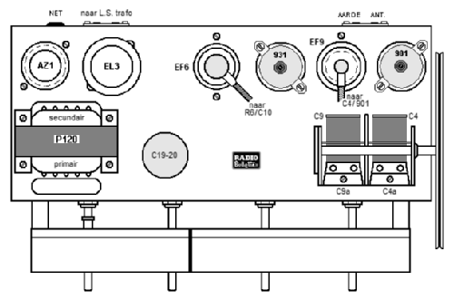 Drie lamper 'Bi-lambda' ; Amroh NV Radio (ID = 1356431) Radio