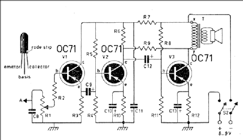 Drie-Transistor-Ontvanger UN37-T; Amroh NV Radio (ID = 419012) Bausatz