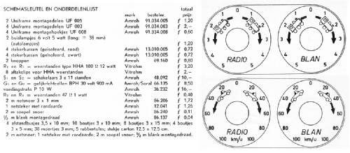 Dubbelvoeding voor o.a. modeltreinen Radio Blan ontwerp 32-1; Amroh NV Radio (ID = 1397312) Power-S