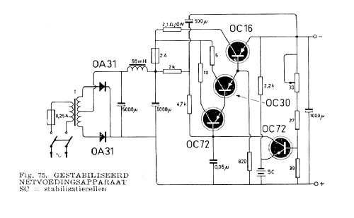 Gestab. Netvoedingsapparaat ; Amroh NV Radio (ID = 422943) Kit