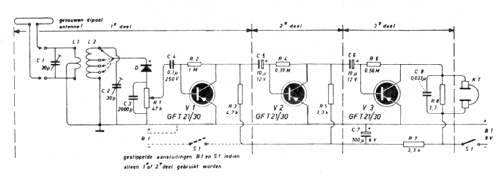 Metergolf Transistor Ontvanger ; Amroh NV Radio (ID = 446226) Kit