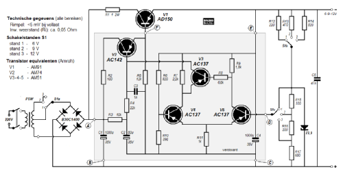 Miniatuur voeding 6-9-12V/1A ; Amroh NV Radio (ID = 1382295) Power-S