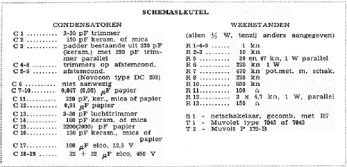 Minimum super 3 lamps superhet met 402-N spoelen; Amroh NV Radio (ID = 1565587) Kit