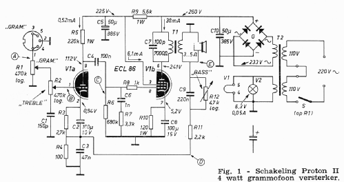 Proton II - Grammofoonversterker ; Amroh NV Radio (ID = 1704450) Kit