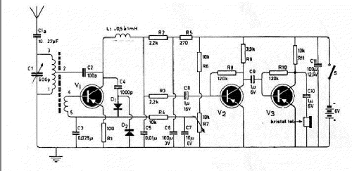 Transistor Reflexontvanger ; Amroh NV Radio (ID = 412500) Kit