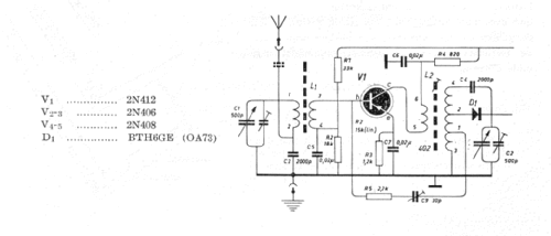 Transistor Tweekringer ; Amroh NV Radio (ID = 414155) Kit