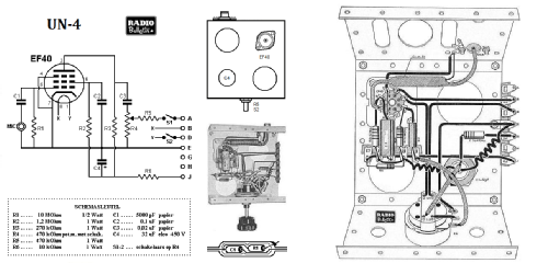 Uniframe Microfoon Versterker UN-4; Amroh NV Radio (ID = 1313933) Kit